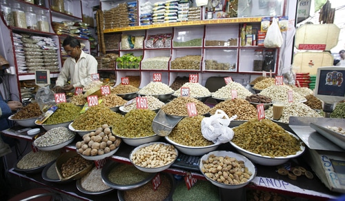 חנות תבלינים בצ'אנדני צ'וק - Chandni Chowk