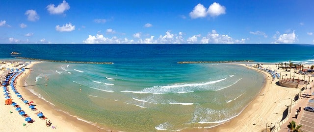 חוף נתניה - פנורמה (צילום: tortic84)