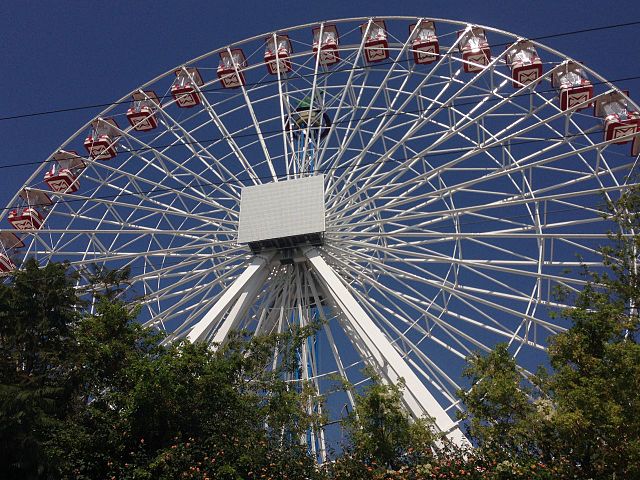 הגלגל הענק בלונה פארק (צילום: עודד אלון)