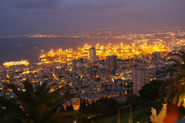 חיפה בלילה (צילום: 696188)
