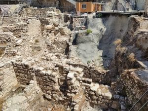  החפירות הארכיאולוגיות בעיר דוד (צילום מקורי)