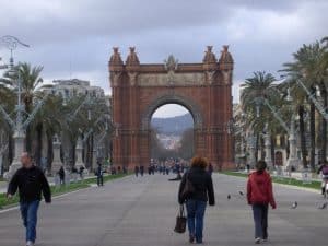 שער ניצחון ברצלונה (צילום מקורי)