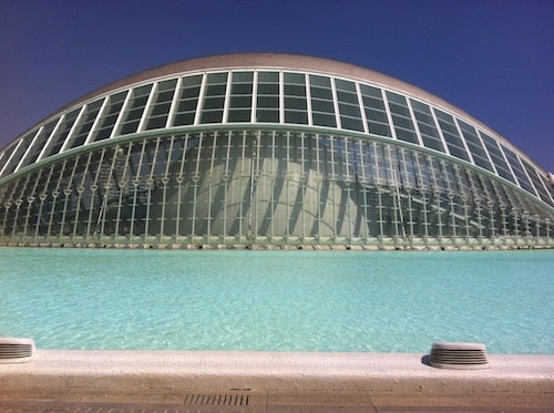 ההמיספריקו- המבנה בו נמצא האיימקס בעיר האומנות והמדע  (צילום מערכת)