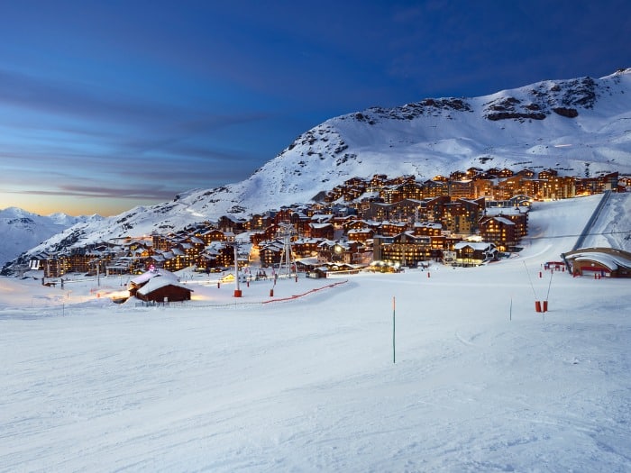 ואל טורנס, עיירת הסקי הגבוהה באירופה, ומרכז הסקי הגדול בעולם. (צילום: 