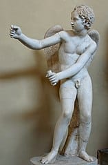 פסלו של הרוס (המקבילה הרומית של קופידון), במקרה זה ללא הקשת והחצים שלו. (צילומים: Marie-Lan Nguyen)