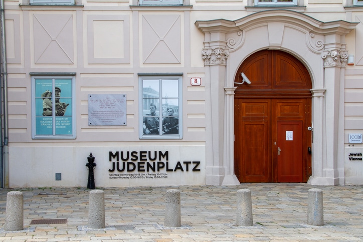 האזור סביב מוזיאון יהודי וינה הוא אזור פופולארי ביותר ללינה באינרה שטאדט