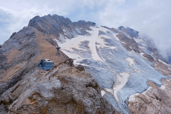 קרחון מרמולדה - הקרחון היחיד בהרי הדולומיטים (צילום: 