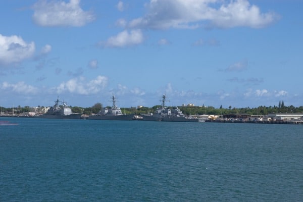 ספינת המלחמה עוגנת במפרץ מאז 1992
