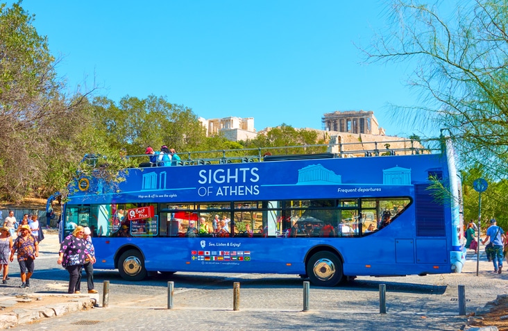 אוטובוס התיירים של אתונה
