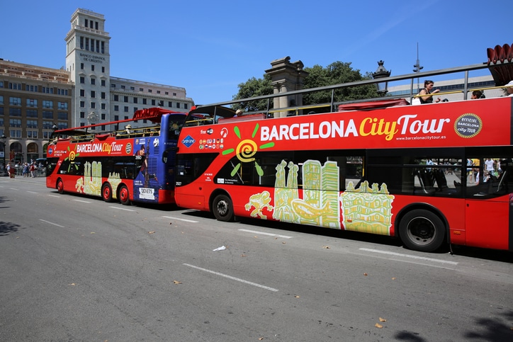 אוטובוס התיירים בברצלונה