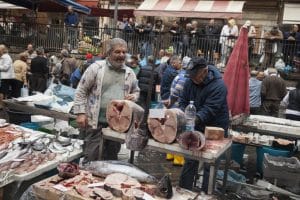 שוק הדגים בקנטיה, סיצילה