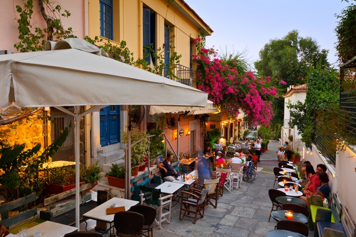מסעדה בפלאקה באתונה